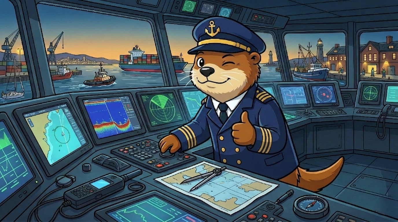 Captain Patch is waiting at the dock for you.